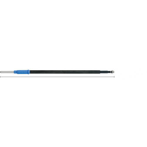530-029 Elektroda kulkowa, Ø 4 mm, 126 mm, izolowany trzonek 2.4 mm