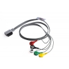Philips Digitrak XT holter kabel pacjenta, 5 odprowadzeń, zatrzask IEC