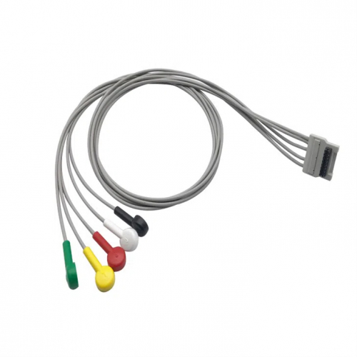 BTL-08 holter kabel pacjenta, 5 odprowadzeń, zatrzask IEC