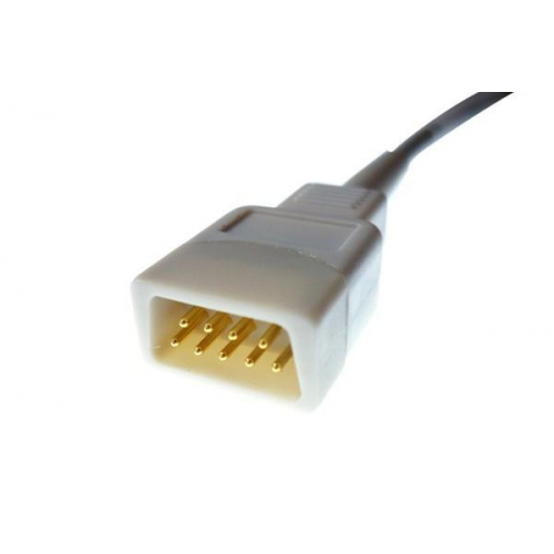 Czujnik SpO2 typu BCI, silikonowy dla dorosłych, wtyk 9 pin, kabel 3m