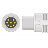 Czujnik SpO2 typu Datascope, klips plastikowy dla dorosłych, wtyk 8 pin, kabel 3m