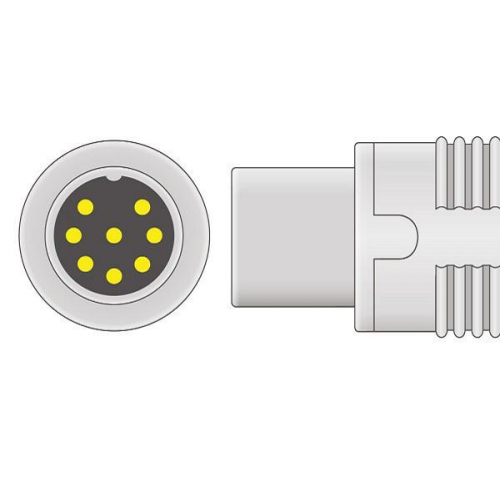 Czujnik SpO2 typu Datascope, silikonowy dla dorosłych, wtyk 8 pin, kabel 3m