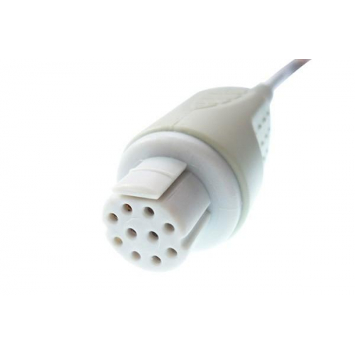 Czujnik SpO2 typu Datex Ohmeda, klips plastikowy dla dorosłych, wtyk 10 pin, kabel 3m
