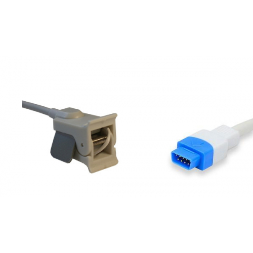 Czujnik SpO2 typu Trusignal, klips plastikowy pediatryczny, wtyk 9 pin, kabel 1m