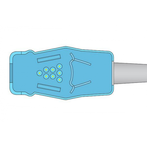 Czujnik SpO2 typu OxyTip, silikonowy dla dorosłych, wtyk 8 pin, kabel 1m