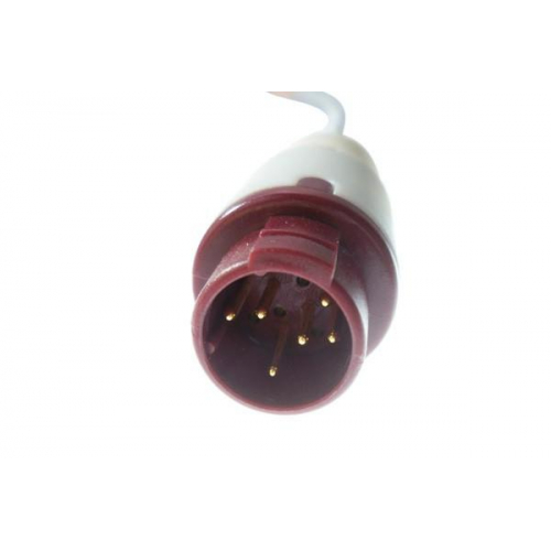 Czujnik SpO2 typu Kontron, klips na ucho dla dorosłych, wtyk 6 pin, kabel 3m