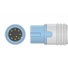 Czujnik SpO2 typu Biolight, klips na ucho dla dorosłych, wtyk 9 pin, kabel 3m