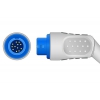 Czujnik SpO2 typu Comen, klips na ucho dla dorosłych, wtyk 12 pin, kabel 3m