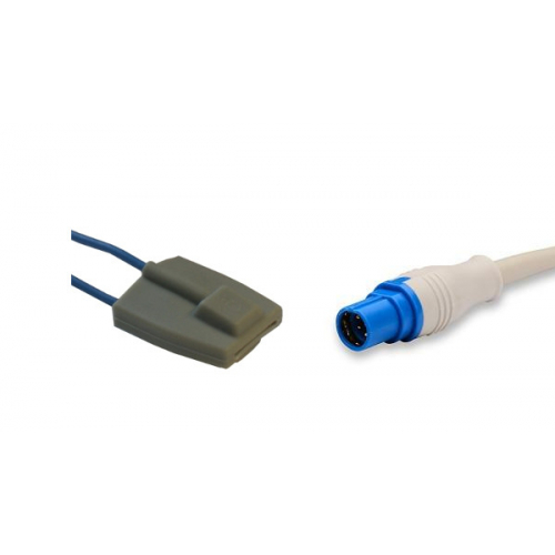 Czujnik SpO2 typu Drager, silikonowy pediatryczny, wtyk 7 pin, kabel 3m