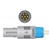 Czujnik SpO2 typu Goldway, klips na ucho dla dorosłych, wtyk 7 pin, kabel 3m