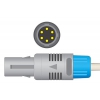 Czujnik SpO2 typu Contec, klips na ucho dla dorosłych, wtyk 5 pin, kabel 3m