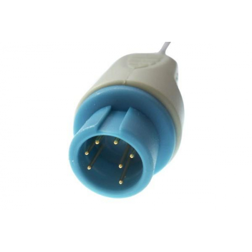 Czujnik SpO2 typu Mindray, klips plastikowy pediatryczny, wtyk 7 pin, kabel 3m