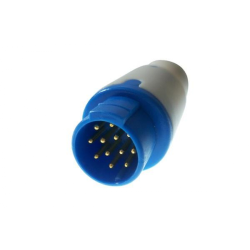 Czujnik SpO2 typu Bruker, klips na ucho dla dorosłych, wtyk 12 pin, kabel 3m