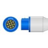 Czujnik SpO2 typu Biolight, klips plastikowy pediatryczny, wtyk 12 pin, kabel 3m