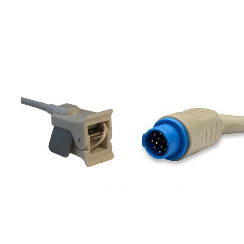 Czujnik SpO2 typu Biolight, klips plastikowy pediatryczny, wtyk 12 pin, kabel 3m