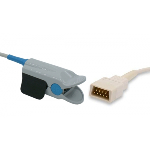 Czujnik SpO2 typu BCI, klips plastikowy dla dorosłych, wtyk 9 pin, kabel 3m