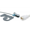 Czujnik SpO2 typu Datascope, klips na ucho dla dorosłych, wtyk 9 pin, kabel 1m