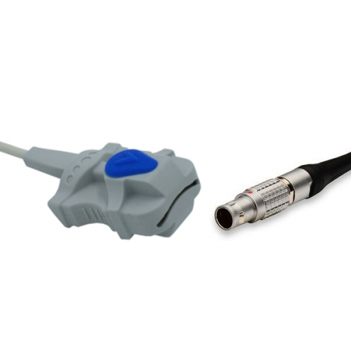 Czujnik SpO2 typu Invivo, silikonowy dla dorosłych, wtyk 7 pin, kabel 3m