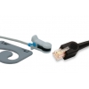 Czujnik SpO2 typu Palco, klips na ucho dla dorosłych, wtyk 6 pin, kabel 3m