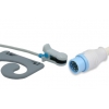 Czujnik SpO2 typu Biolight, klips na ucho dla dorosłych, wtyk 9 pin, kabel 3m