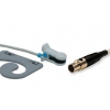 Czujnik SpO2 typu Generra, klips na ucho dla dorosłych, wtyk 5 pin, kabel 3m