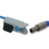 Czujnik SpO2 typu Contec, klips plastikowy dla dorosłych, wtyk 5 pin, kabel 3m