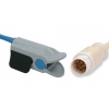 Czujnik SpO2 typu MEK, klips plastikowy dla dorosłych, wtyk 8 pin, kabel 3m