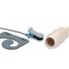 Czujnik SpO2 typu MEK, klips na ucho dla dorosłych, wtyk 8 pin, kabel 3m