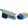 Czujnik SpO2 typu Biolight, klips plastikowy dla dorosłych, wtyk 12 pin, kabel 3m