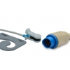 Czujnik SpO2 typu Biolight, klips na ucho dla dorosłych, wtyk 12 pin, kabel 3m