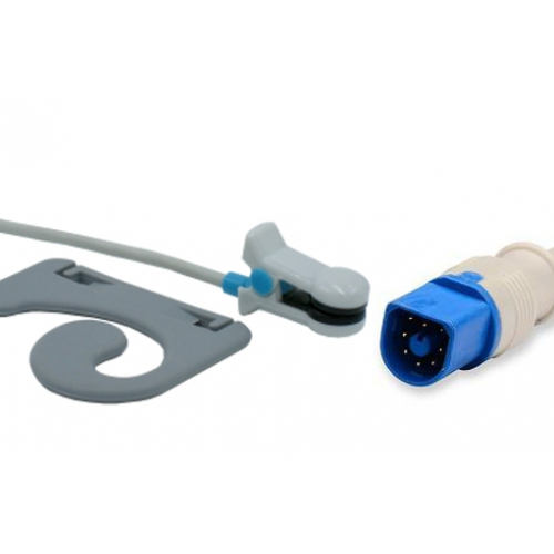 Czujnik SpO2 typu Philips, klips na ucho dla dorosłych, wtyk 8 pin, kabel 3 m
