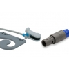 Czujnik SpO2 typu Choice, klips na ucho dla dorosłych, wtyk 6 pin, kabel 3m