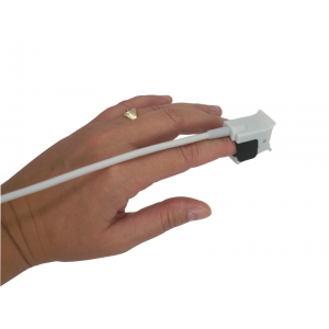 Czujnik SpO2 typu MEK, klips plastikowy pediatryczny, wtyk 9 pin, kabel 1m